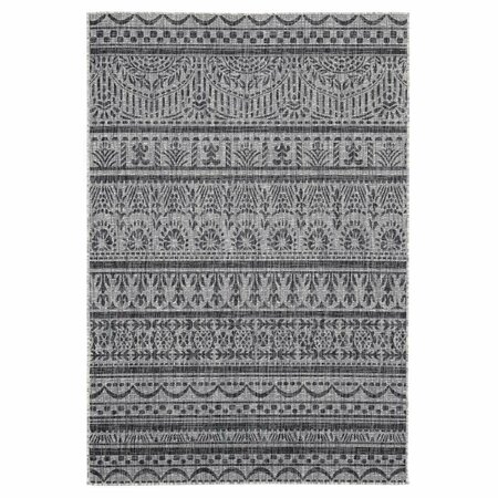 UNITED WEAVERS OF AMERICA 7 ft. 10 in. x 10 ft. 6 in. Augusta Diani Black Rectangle Oversize Rug 3900 10170 912